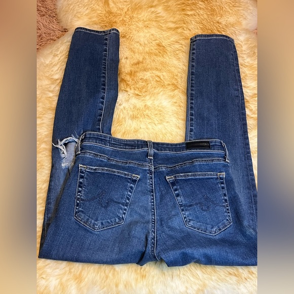 Anthropologie x AG The Stevie High-Rise Skinny Ankle Jeans - Size 29 Regular - Picture 5 of 8
